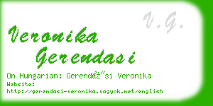 veronika gerendasi business card